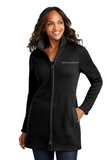 UBGreensfelder Port Authority Long Sweater Fleece Jacket - women