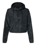 Women's Lightweight Quarter-Zip Crop Windbreaker