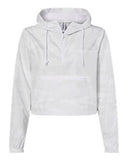 Women's Lightweight Quarter-Zip Crop Windbreaker