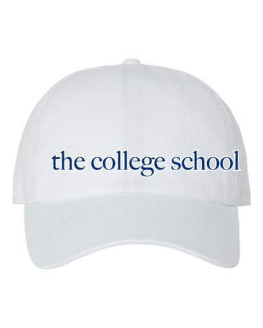 TCS "the college school" twill hat 47 Brand 4700 - Adult