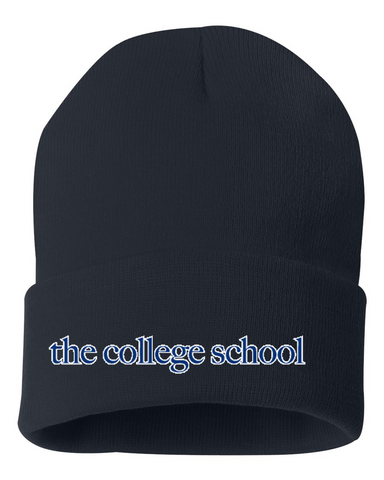 TCS "the college school" Beanie no pom SP12