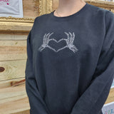 Skeleton Heart Sweatshirt